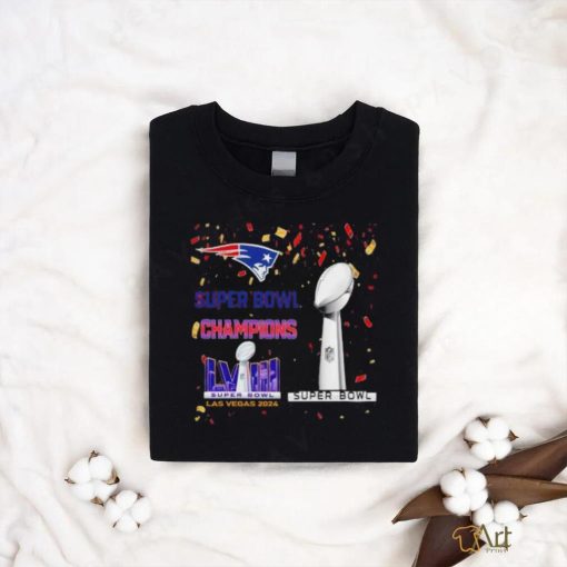 New England Patriots Super Bowl champions LVIII Las Vegas 2024 shirt