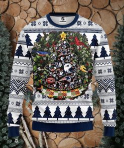 New England Patriots Tree Ball Xmas Ugly Christmas Sweater Best Christmas Gift Ideas