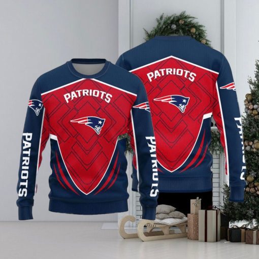 New England Patriots Ugly Christmas Sweater For Fans