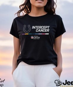 New Era NFL On Field Crucial Catch Indianapolis Colts 2022 NFL Crucial Catch Intercept Cancer T Shirt