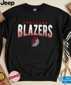 New Era Portland Trail Blazers Black Logo Shirt