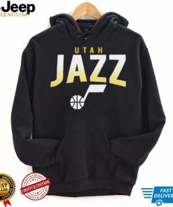 New Era Utah Jazz Black Logo Shirt