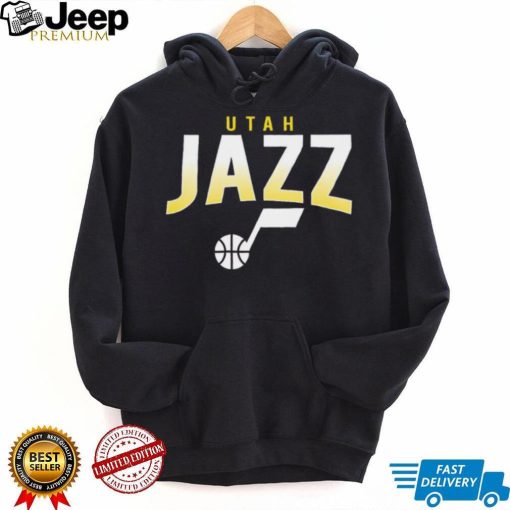 New Era Utah Jazz Black Logo Shirt