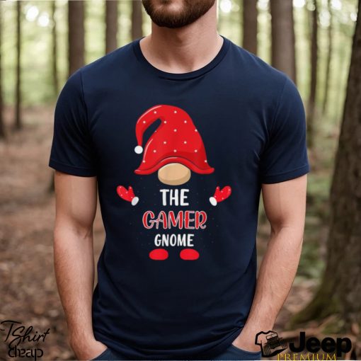 New Gamer Gnome Family Matching Group Christmas Outfits Pictures T Shirts