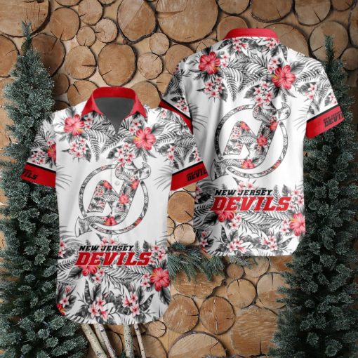 New Jersey Devils NHL Team Beach Vibe Hawaiian Shirt