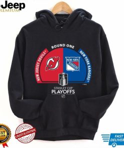 New Jersey Devils vs New York Rangers Match 2023 NHL playoffs shirt