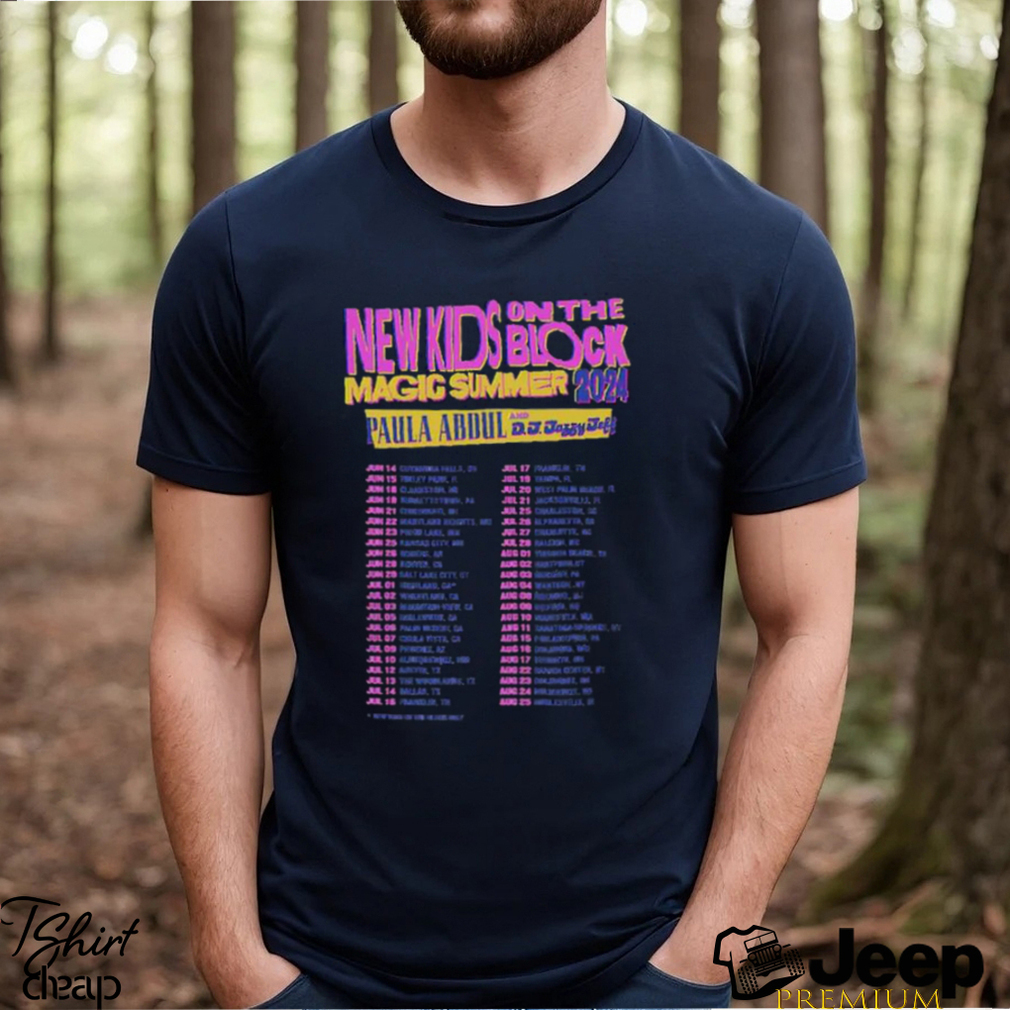 New Kids on the Block The Magic Summer 2024 Tour Setlists Unisex Shirt teejeep