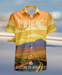 New Mexico Retro Style Travel Summer 3D Hawaiian Shirt Gift For Men And Women Fans