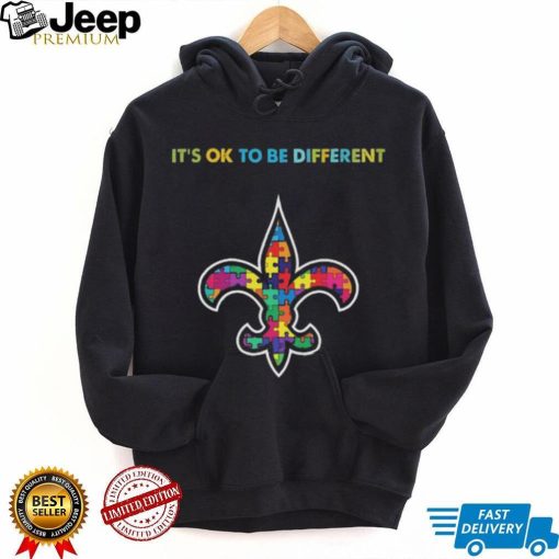 New Orleans Saints Autism It’s Ok To Be Different shirt