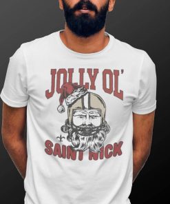 New Orleans Saints Christmas Jolly Ol Saint Nick shirt