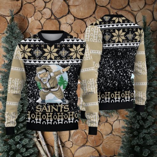 New Orleans Saints Christmas Santa Claus Limited Edition Ugly Sweater