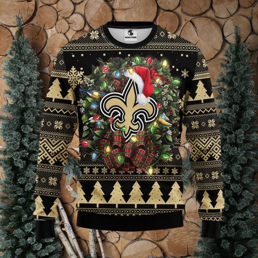 New Orleans Saints Christmas Ugly Sweater