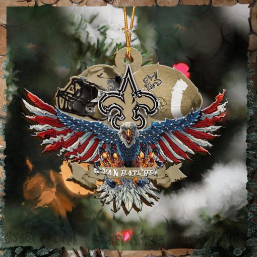 New Orleans Saints Decorations, Eagles Christmas Ornaments