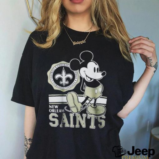 New Orleans Saints Football Logo Mickey Mouse shirt