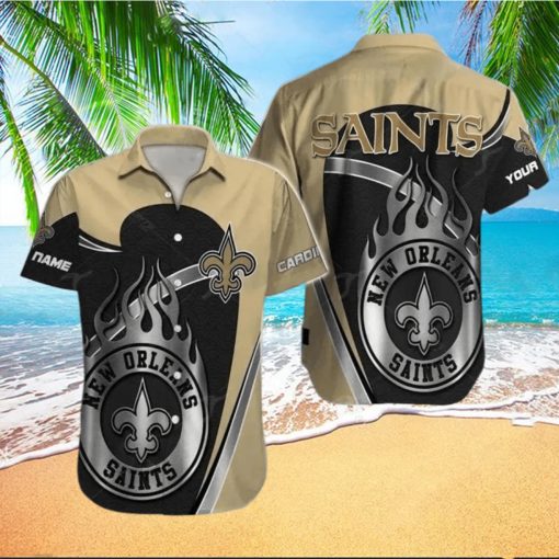 New Orleans Saints Hawaiian Shirt Nfl Football Personalized Aloha Hawaiian Shirt