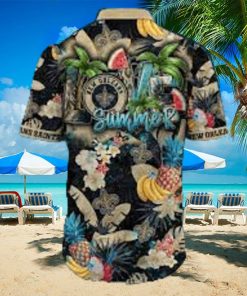 New Orleans Saints NFL Flower Logo Colorful Luau Hawaiian Shirt