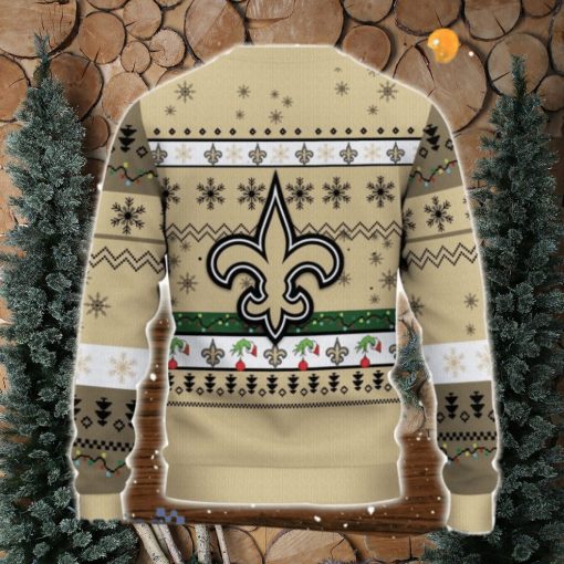 New Orleans Saints NFL Grinch Hand Funny Christmas Gift Ugly Christmas Sweater Gift Ideas For Fans