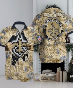 New Orleans Saints NFL Hawaiian Shirt Custom Name For Fans