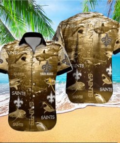 New Orleans Saints Nfl Hawaii Shirt Nfl Football Custom Name Cheap For Mens Womens