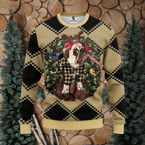 New Orleans Saints Pub Dog Xmas Ugly Christmas Sweater Best Christmas Gift Ideas