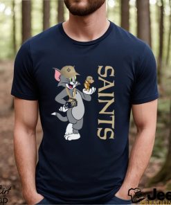 New Orleans Saints T Shirt Print Tom And Jerry Nfl Tom And Jerry Tshirt For Fans