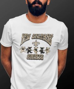 New Orleans Saints bears dancing T shirt