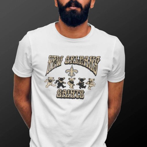 New Orleans Saints bears dancing T shirt