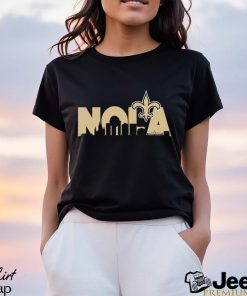 New Orleans Saints nola American foolball logo shirt