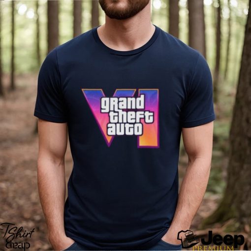 New Rare Grand Theft Auto Shirt, Trendy VI Gta 6 Shirt