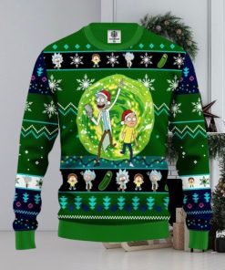 New Rick And Morty Ugly Christmas Sweater