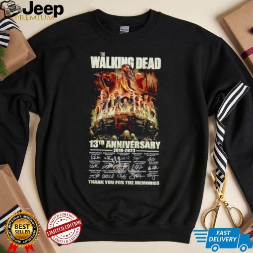 New The Walking Dead 13th anniversary 2010 2023 thank you for the memories shirt