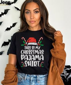 New This Is My Christmas Pajama Funny Xmas Pjs Men Women T Shirts