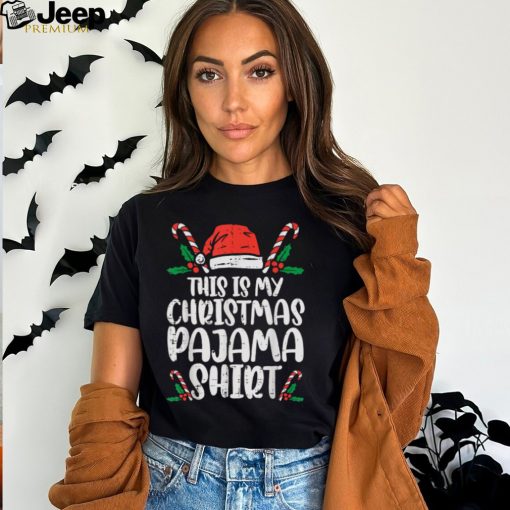 New This Is My Christmas Pajama Funny Xmas Pjs Men Women T Shirts