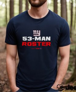 New York Giants 53 Man Roster Shirt