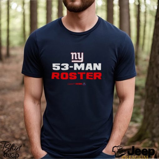 New York Giants 53 Man Roster Shirt