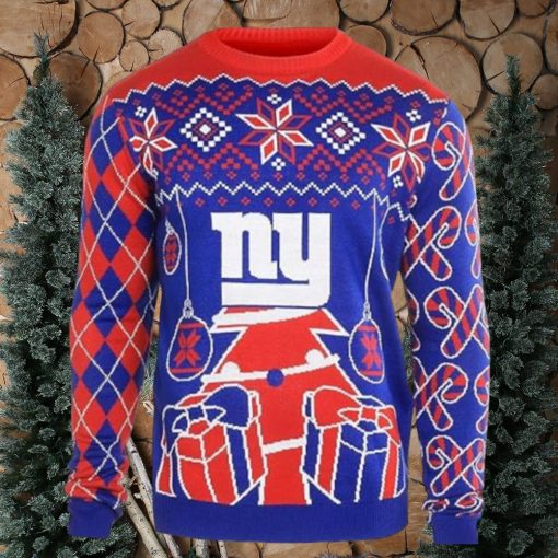 New York Giants Big Gift Parttern Ugly Christmas Sweaters