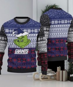 New York Giants Christmas Grinch Limited Edition Unisex Ugly Sweater