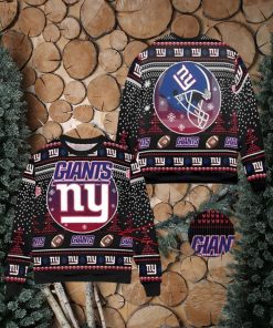New York Giants Fans Ugly Christmas Sweater Xmas 3D Printed Christmas Sweater Gift