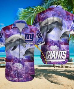 New York Giants Hawaiian Shirt Nfl Football Personalized Cheap Button Up Hawaiian Shirt