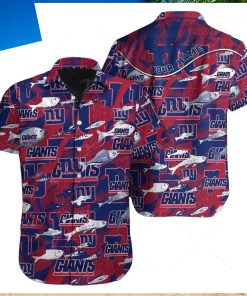 New York Giants Hawaiian Shirt Nfl Football Print Personalized Aloha Hawaiian Shirt