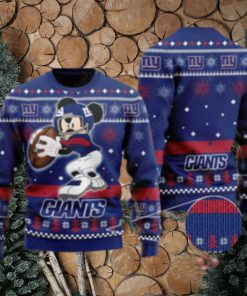 New York Giants Mickey Mouse Ugly Christmas Sweater