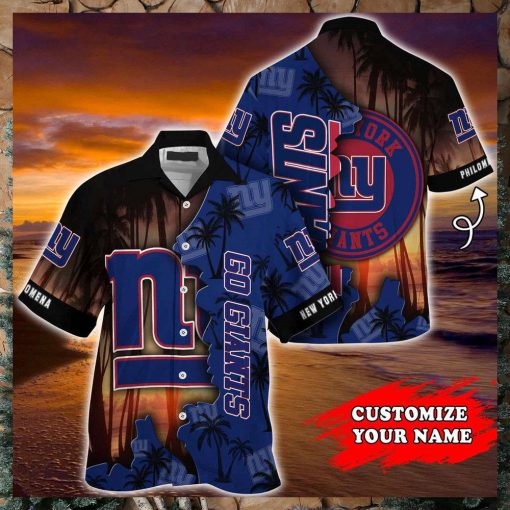 New York Giants NFL Customized Summer Hawaii Shirt For Sports Enthusiasts