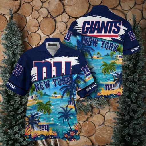 New York Giants NFL Customized Summer Hawaii Shirt For Sports Fans