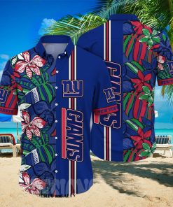 New York Giants NFL Flower Classic Full Print Hawaiian Shirt