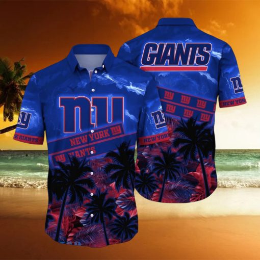 New York Giants NFL Flower Hawaiian Shirt Style Gift For Men Women Fans