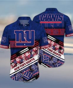 New York Giants NFL Hawaiian Shirt Graphic Tropical Pattern 3D Printed Beach Shirt Summer Gift For Fans Hot Trend 2023