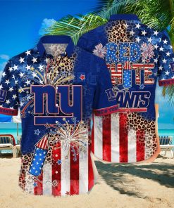 New York Giants NFL Independence Day All Over Print Hawaiian Shirt