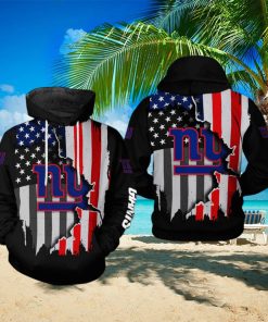 New York Giants NFL US Flag Team 3D Printed Hoodie