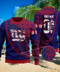 New York Giants Woolen Christmas Ugly Sweater 3D Christmas Gifts For Fans