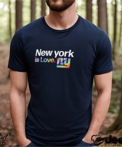 New York Giants is love city pride team logo shirt